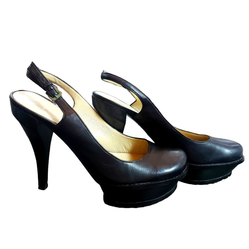 Lisa for Donald J Pliner 'slingback Platform Heels 8.5